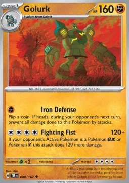 Temporal Forces 088/162 Golurk
