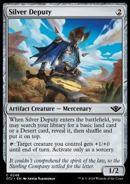 Outlaws of Thunder Junction 0248 Silver Deputy (Foil)