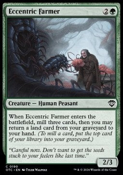 Outlaws of Thunder Junction Commander 0190 Eccentric Farmer