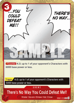 Memorial Collection EB01-010 There's No Way You Could Deteat Me!! (Foil)