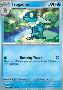 Twilight Masquerade 057/167 Frogadier (Reverse Holo)