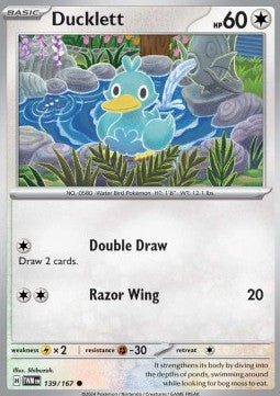 Twilight Masquerade 139/167 Ducklett (Reverse Holo)