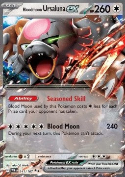 Twilight Masquerade 141/167 Bloodmoon Ursaluna ex