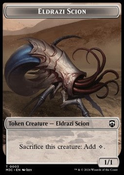 Eldrazi 0002 Eldrazi Scion 0003 Modern Horizons 3 Token