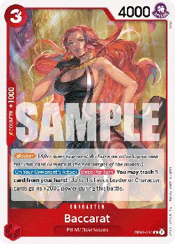 500 Years in the Future OP07-010 Baccarat (Foil)