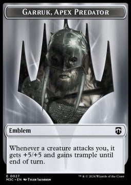 Saproling 0021 Garruk, Apex Predator Modern Horizons 3 Token