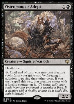 Bloomburrow 0103 Osteomancer Adept