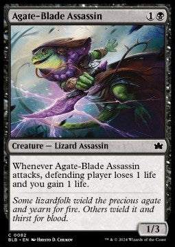 Bloomburrow 0082 Agate-Blade Assassin