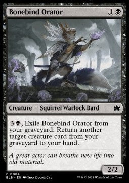 Bloomburrow 0084 Bonebind Orator