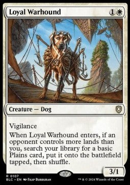 Bloomburrow Commander 0107 Loyal Warhound