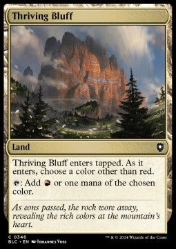 Bloomburrow Commander 0346 Thriving Bluff