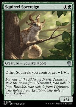 Bloomburrow Commander 0240 Squirrel Sovereign