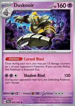 Shrouded Fable 020/064 Dusknoir (Holo)