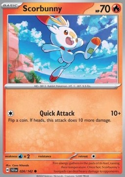 Stellar Crown 026/142 Scorbunny