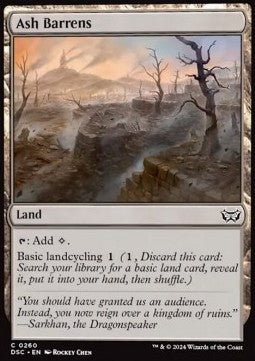 Duskmourn House of Horror Commander 0260 Ash Barrens