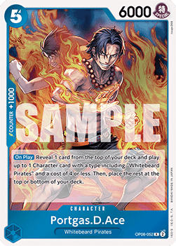 Two Legends OP08-052 Portgas.D.Ace (Foil)