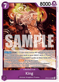 Two Legends OP08-060 King (Foil)