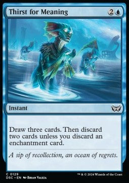 Duskmourn House of Horror Commander 0129 Thirst for Meaning