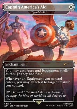 Magic: The Gathering Secret Lair 1727 Captain America's Aid (Sigarda's Aid)(JA)