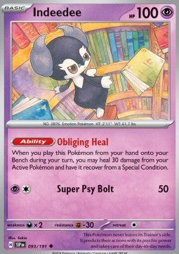 Surging Sparks 093/191 Indeedee (Reverse Holo)