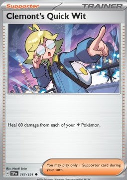 Surging Sparks 167/191 Clemont's Quick Wit