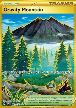 Surging Sparks 250/191 Gravity Mountain (Gold Secret Rare)