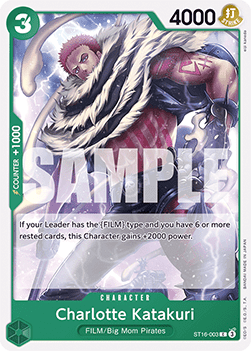Green Uta ST16-003 Charlotte Katakuri