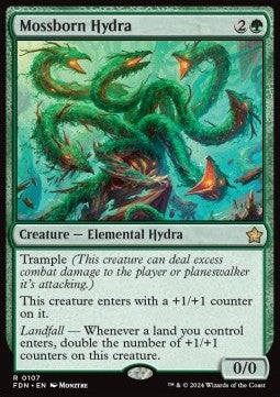 Magic the Gathering Foundations 0107 Mossborn Hydra