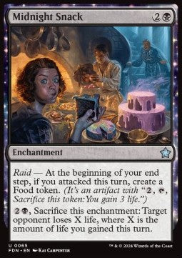 Magic the Gathering Foundations 0065 Midnight Snack