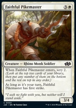 MTG Foundations Jumpstart 0003 Faithful Pikemaster