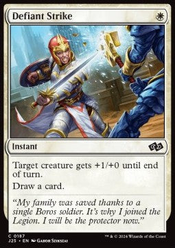 MTG Foundations Jumpstart 0187 Defiant Strike