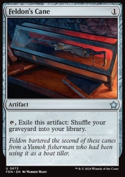 Magic the Gathering Foundations 0673 Feldon's Cane