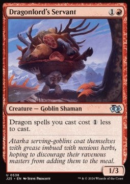 MTG Foundations Jumpstart 0538 Dragonlord's Servant