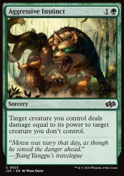 MTG Foundations Jumpstart 0623 Aggressive Instinct
