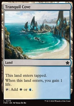 Magic the Gathering Foundations 0270 Tranquil Cove