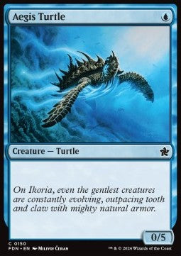 Magic the Gathering Foundations 0150 Aegis Turtle