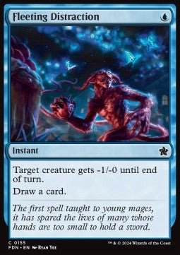 Magic the Gathering Foundations 0155 Fleeting Distraction