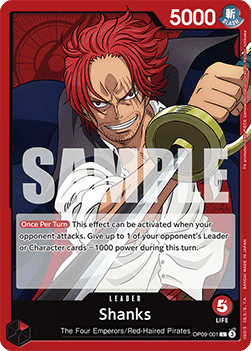 Emperors in the New World OP09-001 Shanks