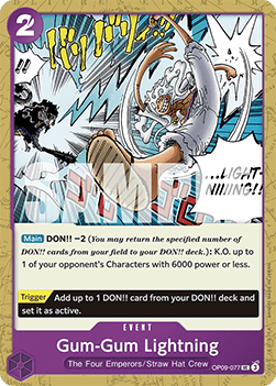 Emperors in the New World OP09-077 Gum-Gum Lightning