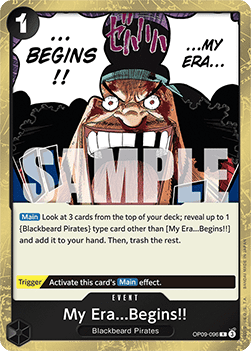 Emperors in the New World OP09-096 My Era...Begins!!