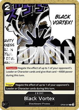 Emperors in the New World OP09-097 Black Vortex