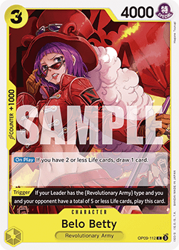 Emperors in the New World OP09-112 Belo Betty