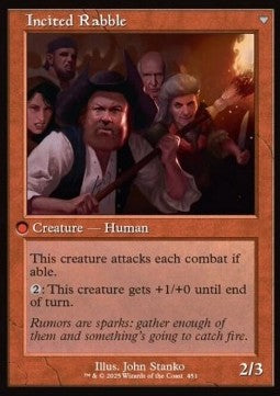 Innistrad Remastered 0451 Town Gossipmonger//Incited Rabble