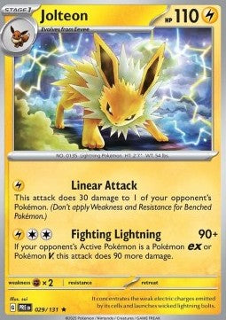 Prismatic Evolutions 029/131 Jolteon (Holo)