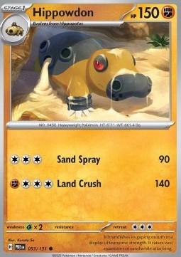 Prismatic Evolutions 053/131 Hippowdon