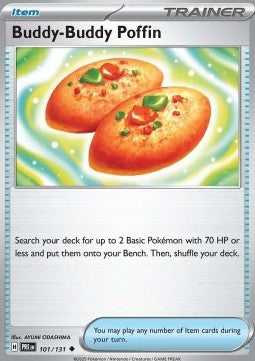 Prismatic Evolutions 101/131 Buddy-Buddy Poffin