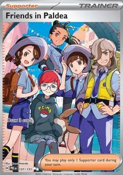 Prismatic Evolutions 137/131 Friends in Paldea