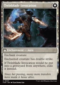 Innistrad Remastered 0047 Twinblade Geist//Twinblade Invocation