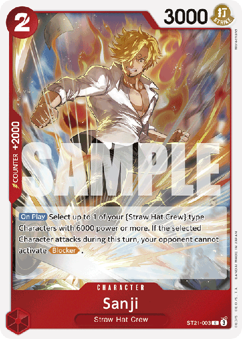 EX Gear 5 ST21-003 Sanji (Foil)