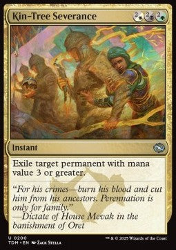 Tarkir Dragonstorm 0200 Kin-Tree Severance (Foil)